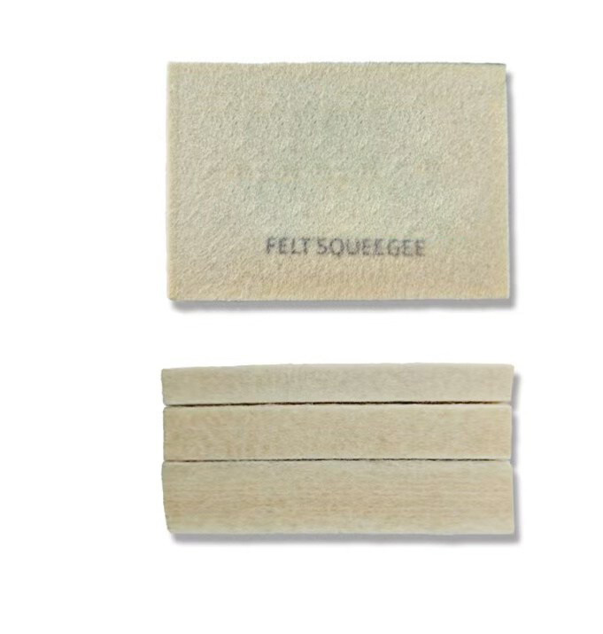 32. Wool felt scraper (Without handle) 7*10*1CM/7*10*1.2CM/8*15*2CM
