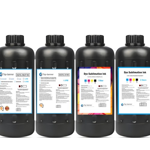 5. UV ink (For Crystal lable) CMYK W V